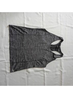 ODLO Women's Athletic Tank Top Size L Heathered Black